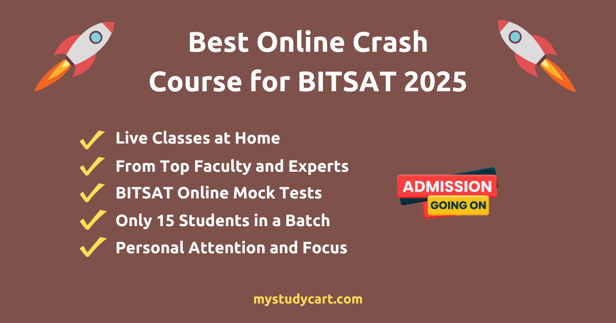 BITSAT Crash Course Online