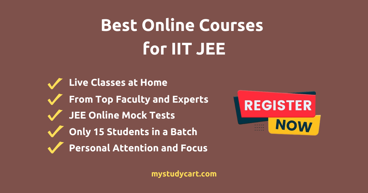 IIT JEE Online Course Register