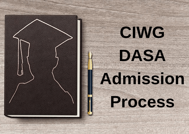 Admission Process for CIWG DASA.