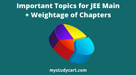 JEE Main Important Chapters.