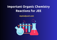 Important Organic Chemistry Reactions for JEE