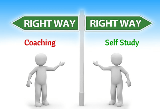 coaching or self study iit jee