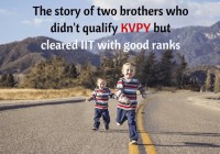 didn't qualify kvpy but cleared iit