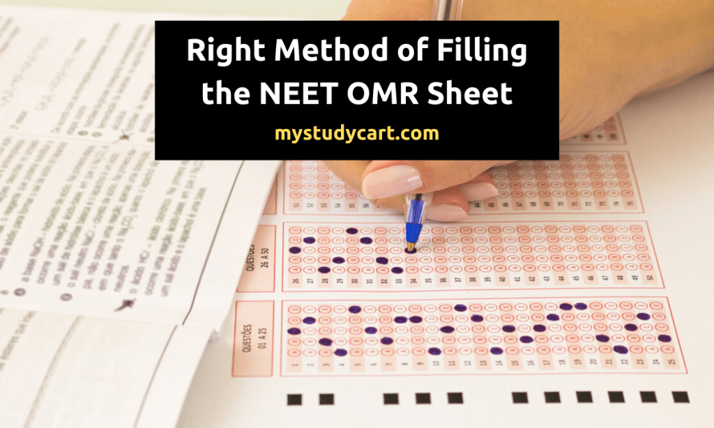 Filling NEET OMR Sheet