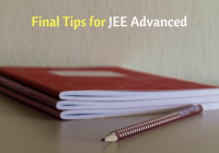 final tips JEE advanced