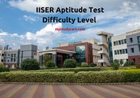 IISER aptitude test difficulty level