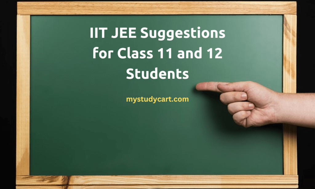 IIT JEE suggestions