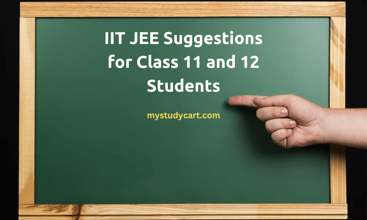 IIT JEE suggestions