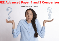 JEE Advanced paper 1 2 comparison