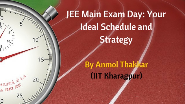JEE Main Exam Day Strategy.