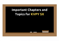 KVPY SX important chapters.
