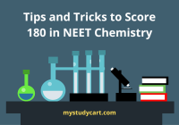 Score 180 in Chemistry NEET.
