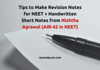 Short revision notes for NEET
