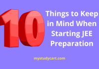 Things to keep in mind when starting JEE preparation.