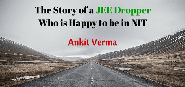 story of jee dropper happy in nit