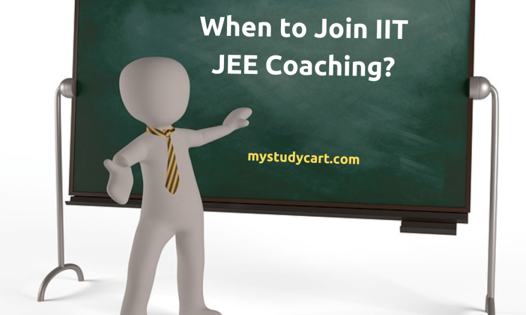 When to join IIT JEE coaching